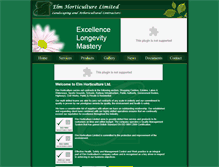 Tablet Screenshot of elmhorticulture.com